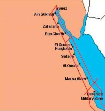 Red Sea Map